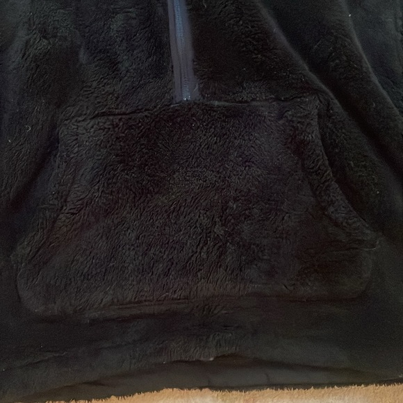 Forever 21 quarter zip Sherpa hoodie size medium - Picture 2 of 7